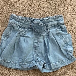 Mayoral Sky Blue High Waist Women's Shorts